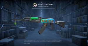 AK-47 | Ice Coaled (Minimal Wear) Screenshot