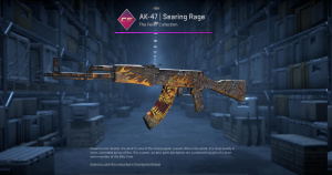 AK-47 | Searing Rage (Field-Tested) Screenshot