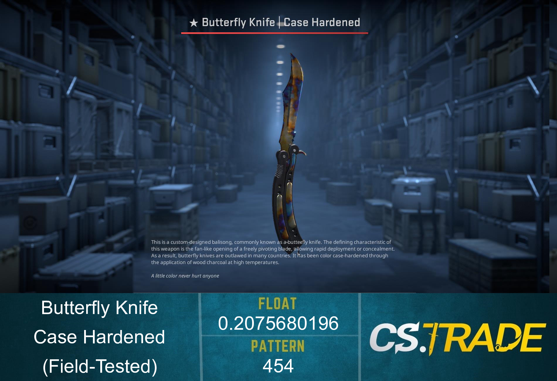 ★ Butterfly Knife | Case Hardened (Factory New) Screenshot