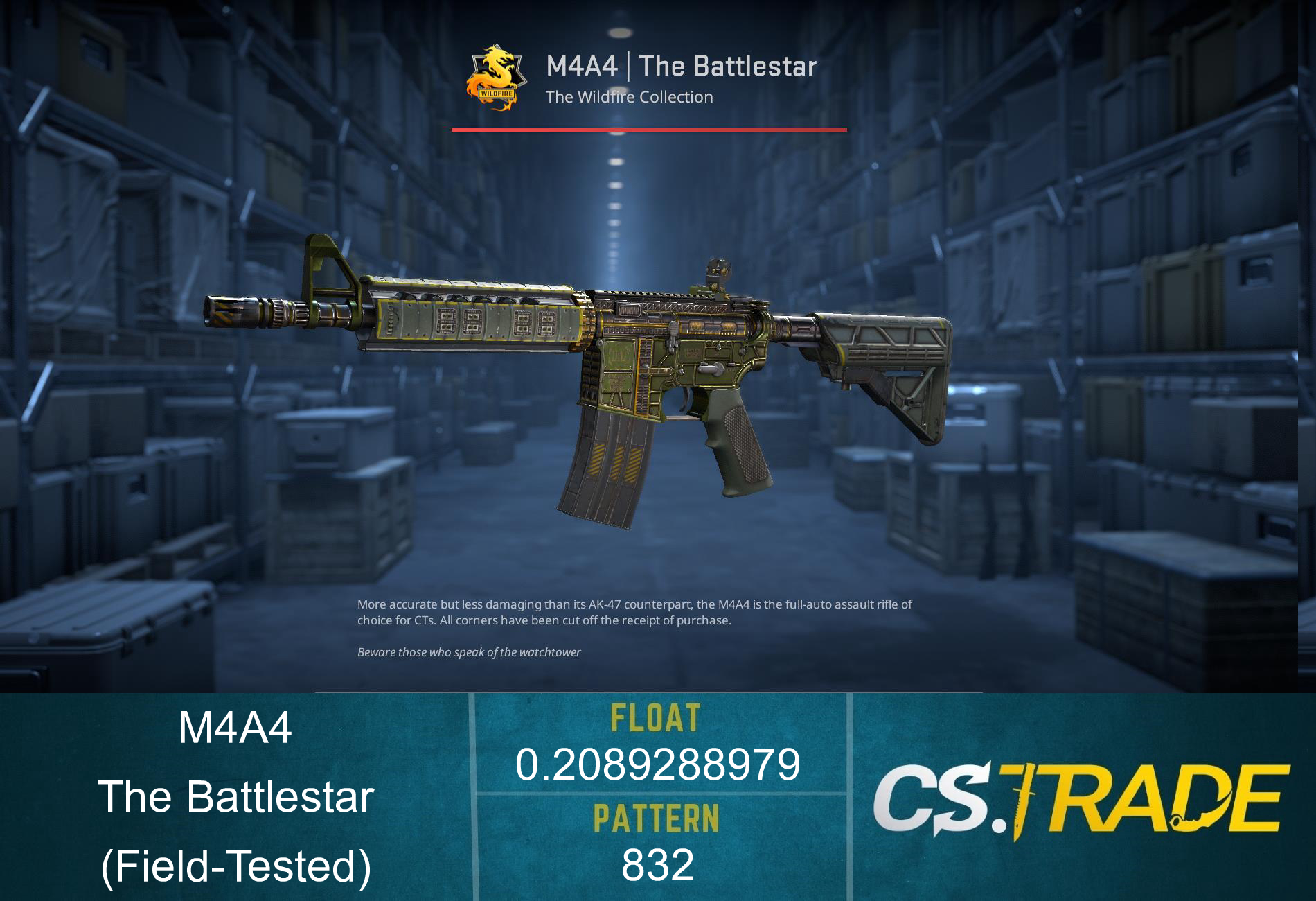 M4A4 | The Battlestar (Field-Tested)