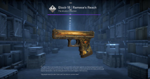 Glock-18 | Ramese's Reach (Field-Tested) Screenshot