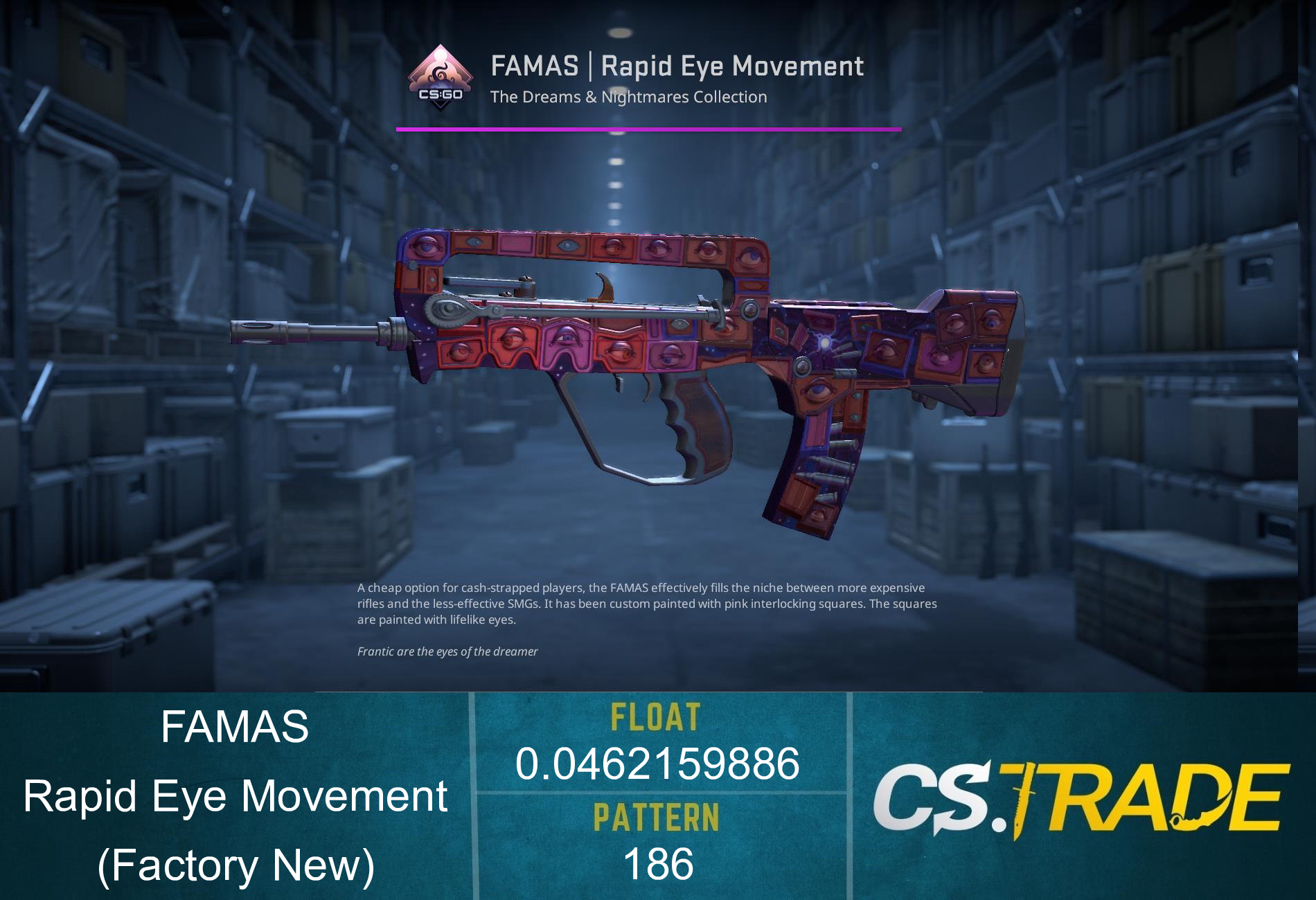 FAMAS | Rapid Eye Movement (Factory New) Screenshot
