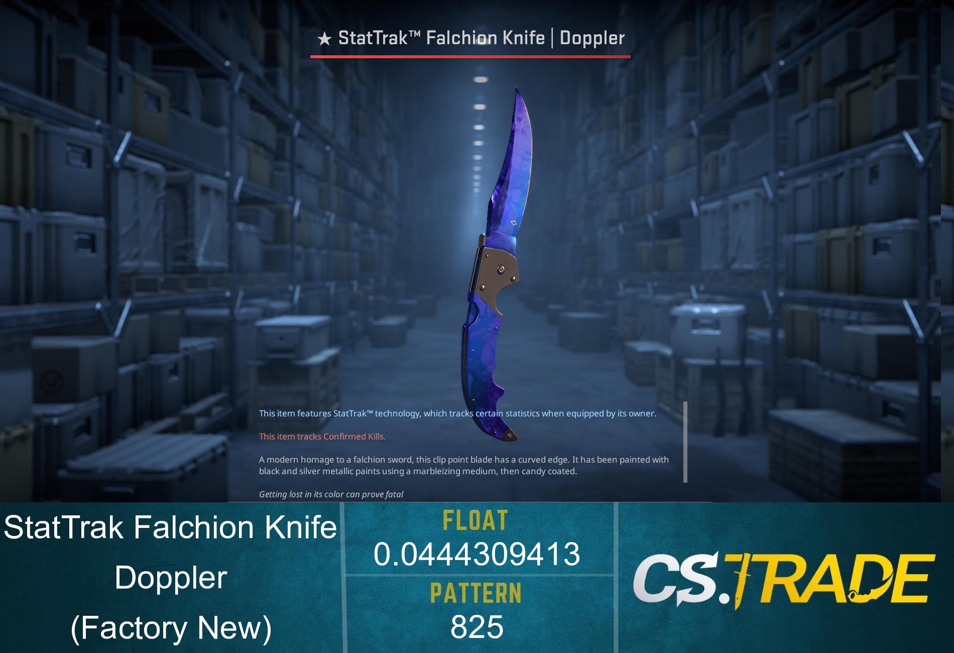 ★ Falchion Knife | Doppler (Factory New) Screenshot