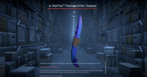 ★ StatTrak™ Falchion Knife | Doppler Sapphire (Factory New) Screenshot