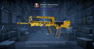 FAMAS | Neural Net (Factory New) Screenshot