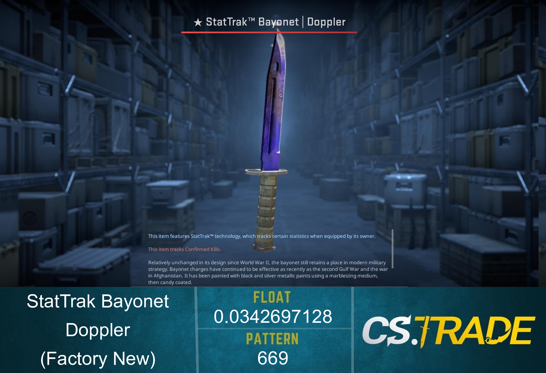 ★ Bayonet | Doppler Phase 4 (Factory New) Screenshot