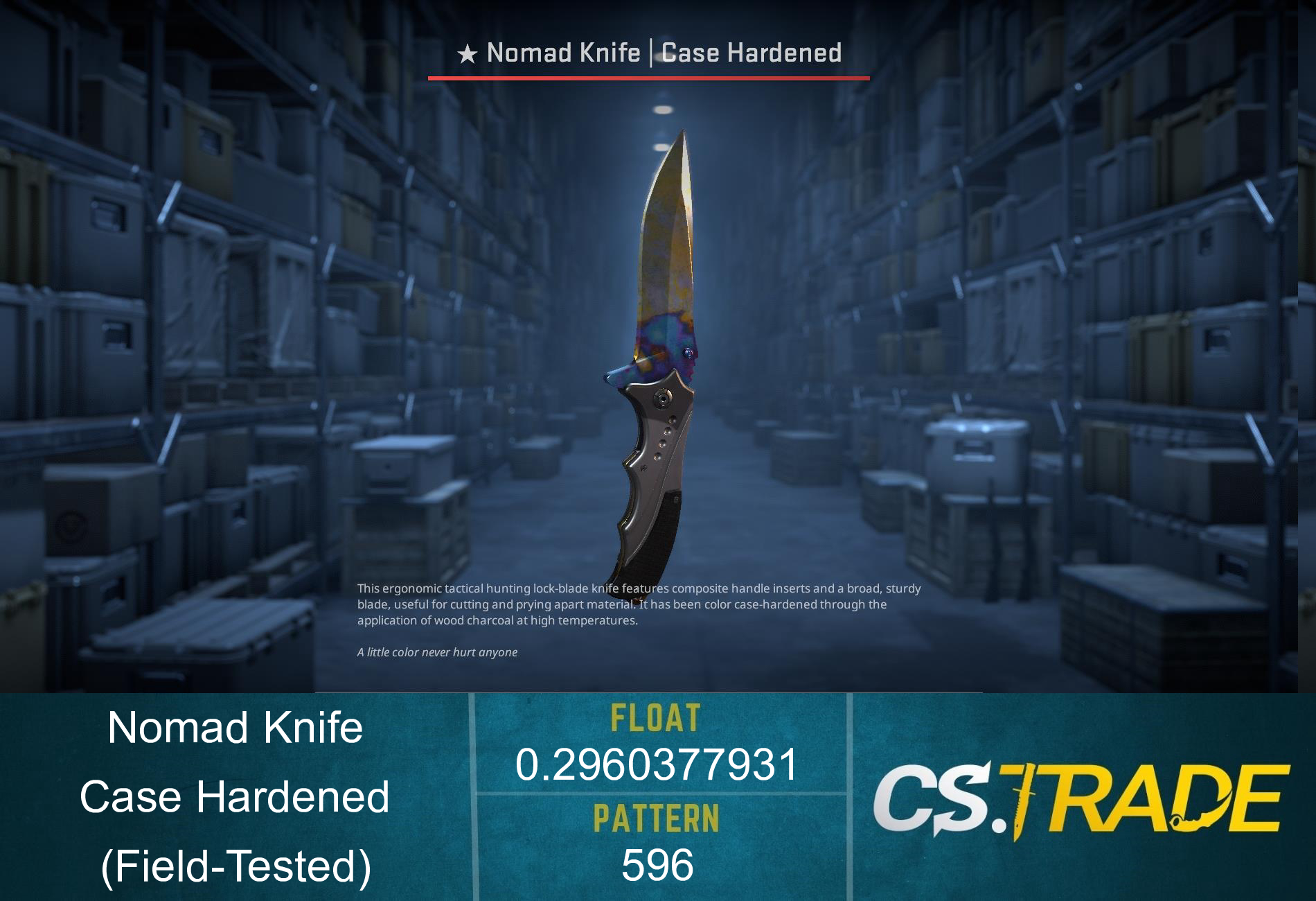 ★ StatTrak™ Nomad Knife | Case Hardened (Field-Tested) Screenshot