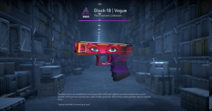 Glock-18 | Vogue (Factory New) Screenshot