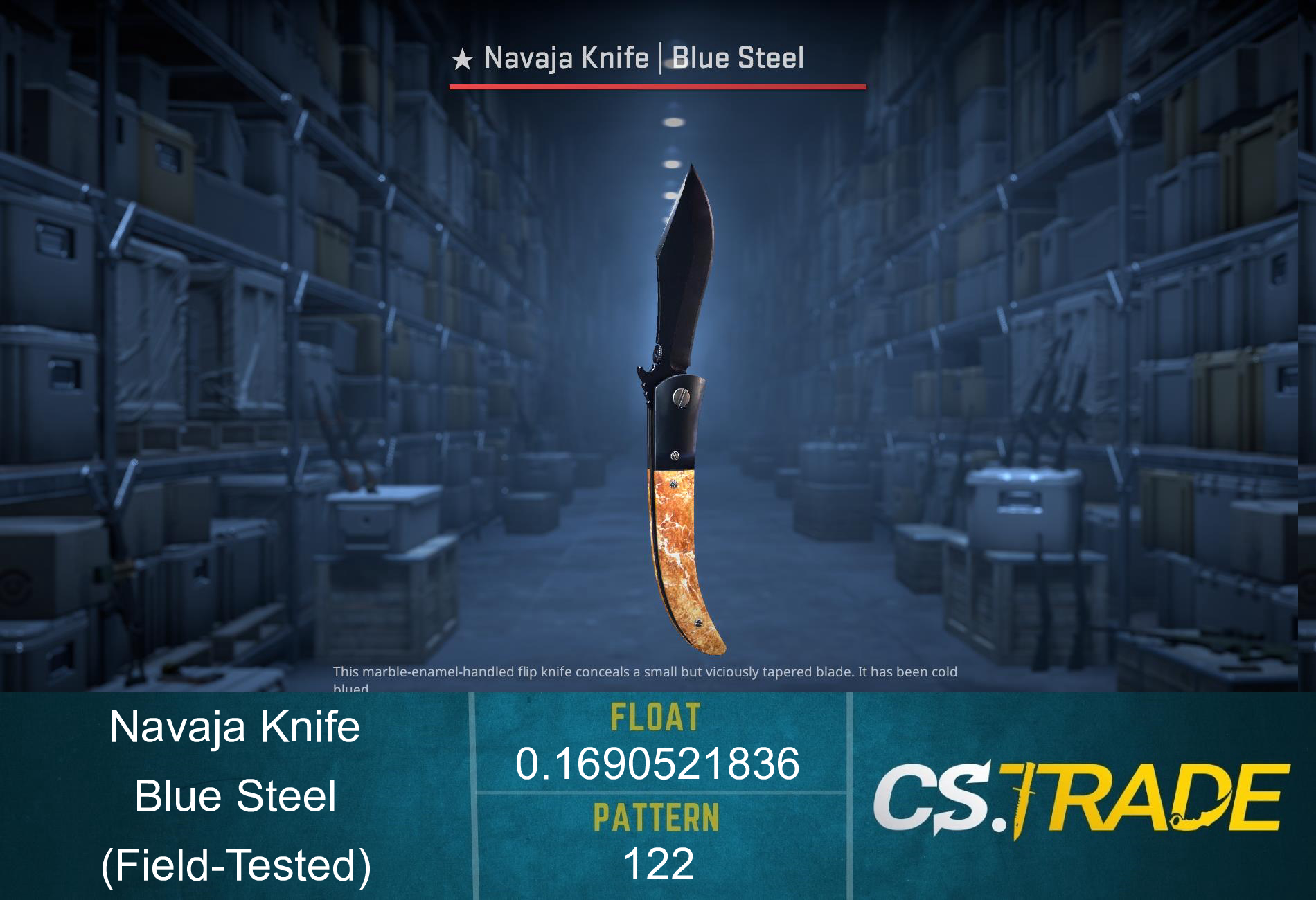 ★ Navaja Knife | Blue Steel (Field-Tested) Screenshot