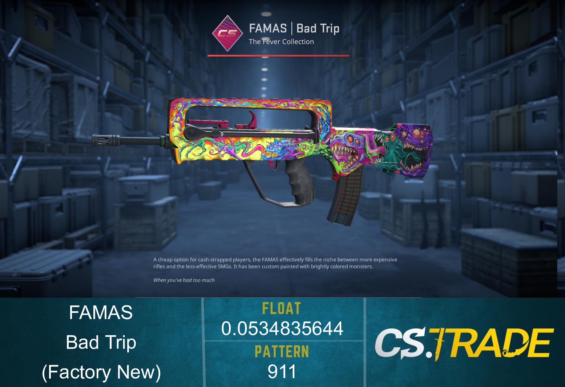 FAMAS | Bad Trip (Factory New) Screenshot