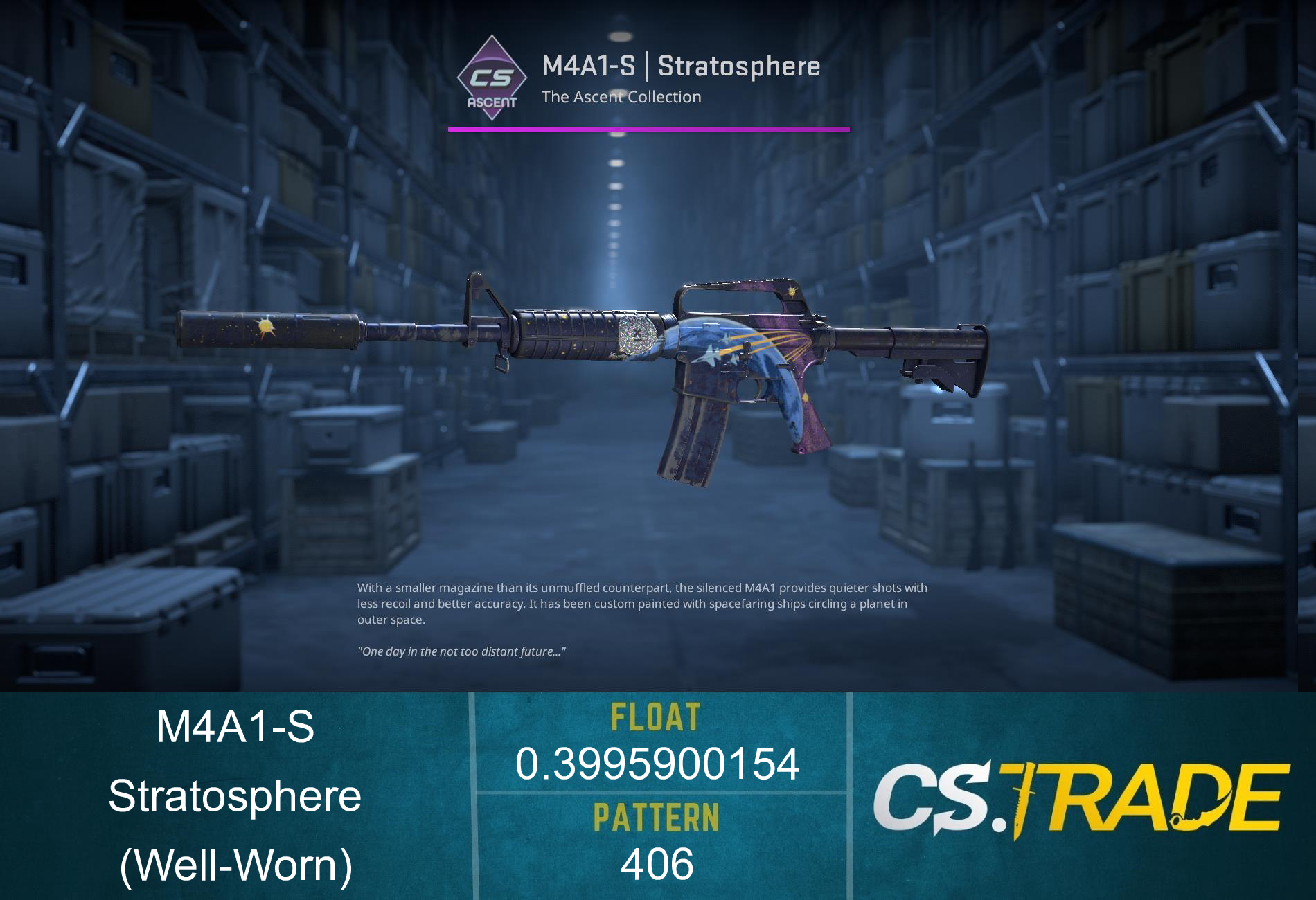 M4A1-S | Stratosphere (Well-Worn) Screenshot