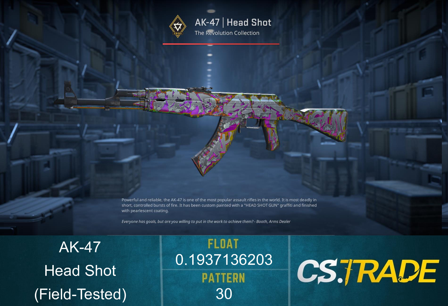 AK-47 | Head Shot (Field-Tested) Screenshot