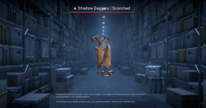 ★ Shadow Daggers | Scorched (Field-Tested) Screenshot