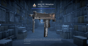 MAC-10 | Whitefish (Factory New) Screenshot