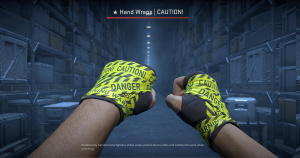 ★ Hand Wraps | CAUTION! (Minimal Wear) Screenshot