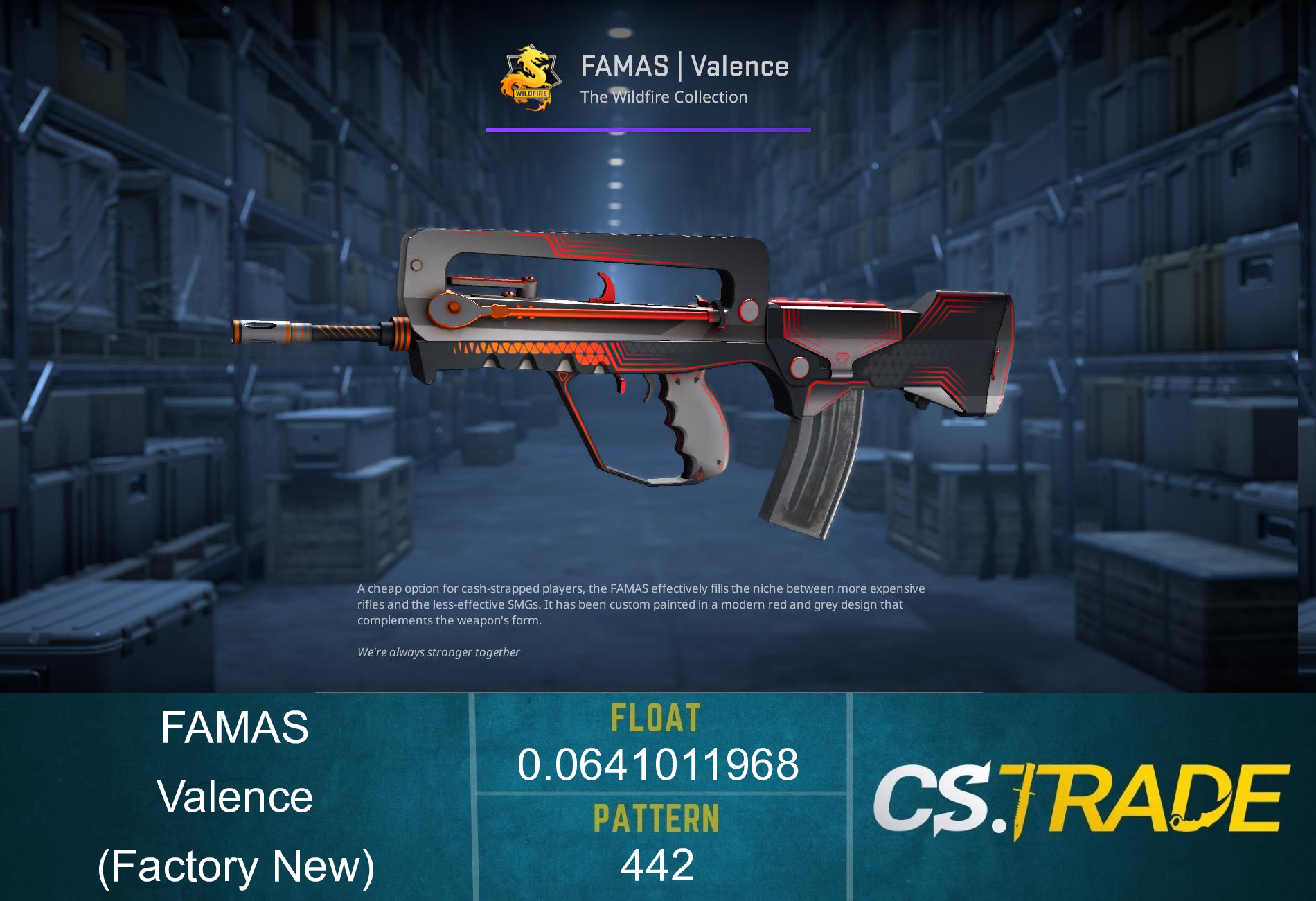 FAMAS | Valence (Factory New) Screenshot