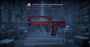 StatTrak™ FAMAS | Rapid Eye Movement (Well-Worn) Screenshot