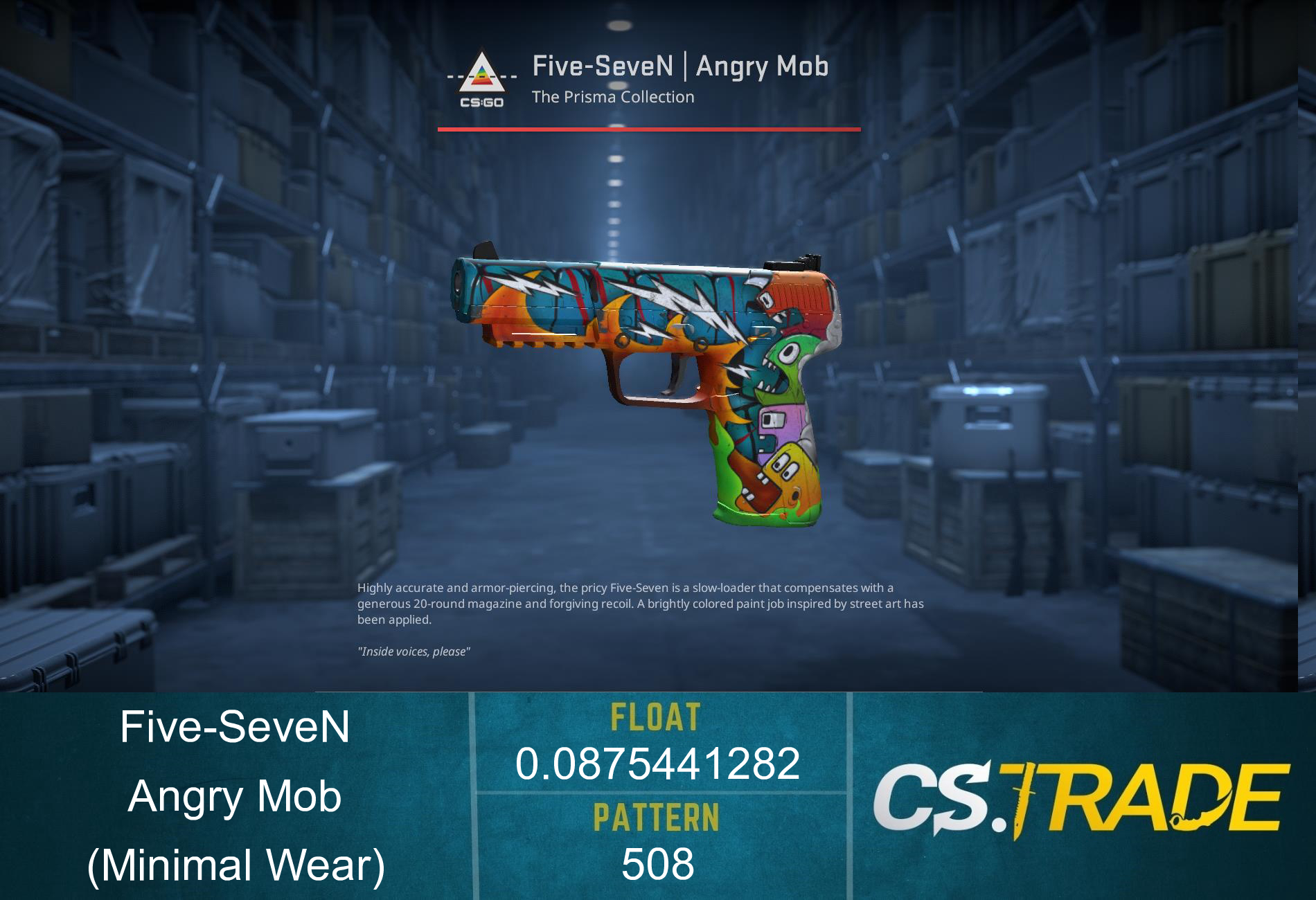 Five-SeveN | Angry Mob (Minimal Wear) Screenshot