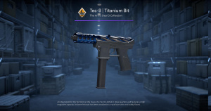 Tec-9 | Titanium Bit (Factory New) Screenshot