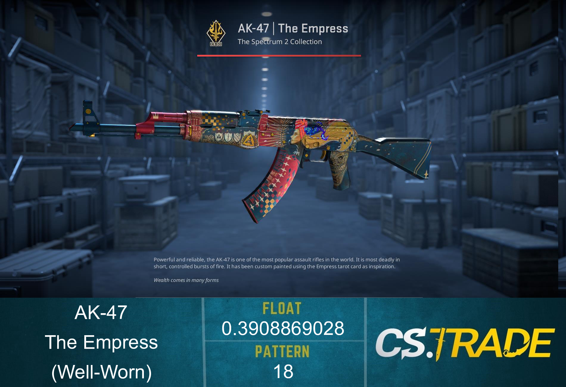 AK-47 | The Empress (Well-Worn) Screenshot