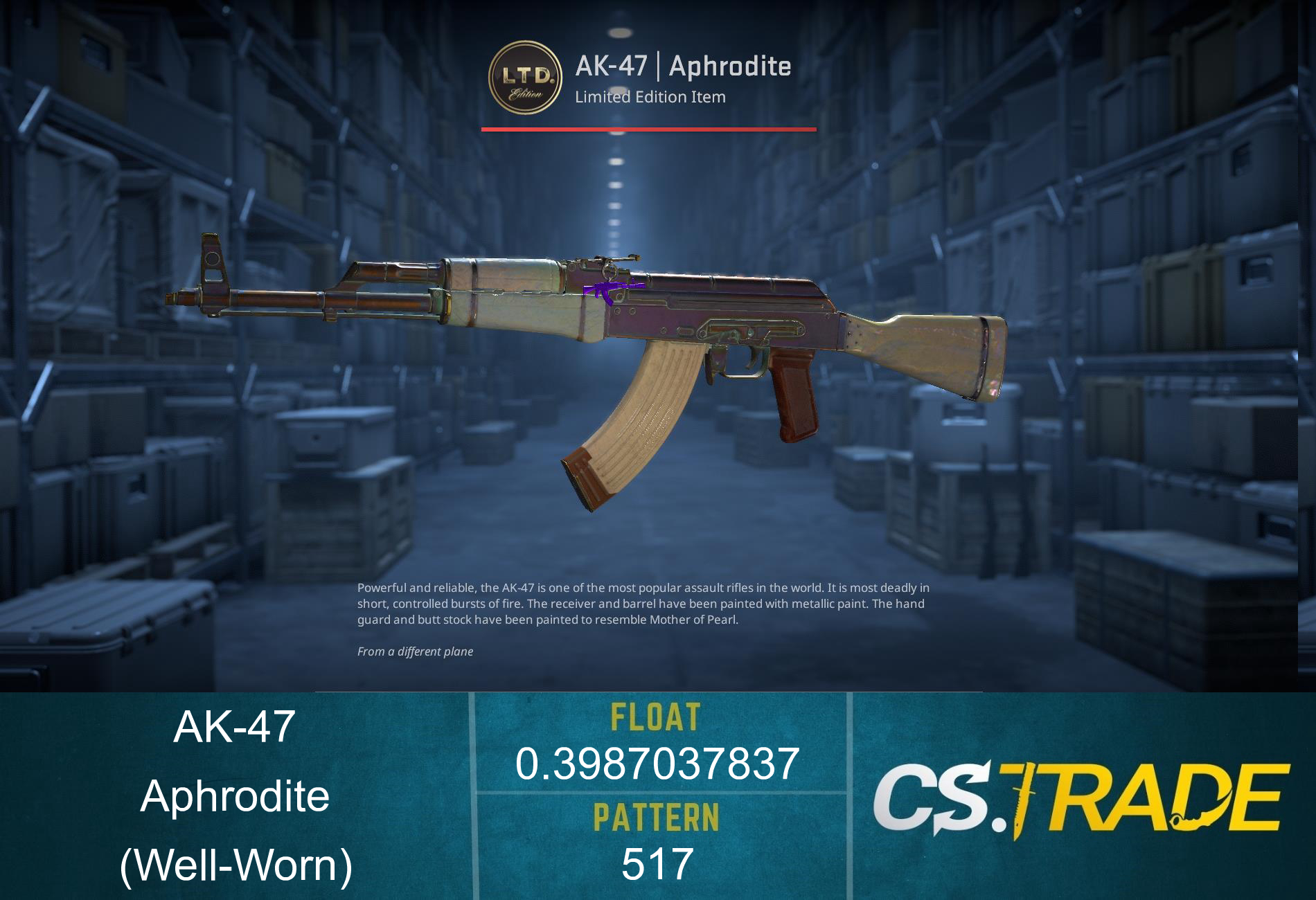 AK-47 | Aphrodite (Well-Worn) Screenshot