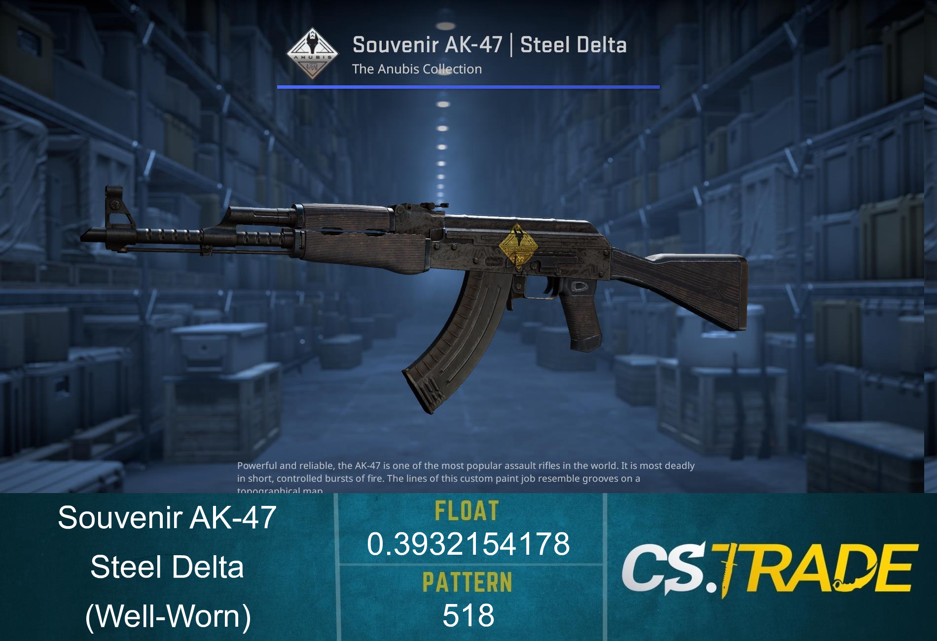 AK-47 | Steel Delta (Well-Worn) Screenshot