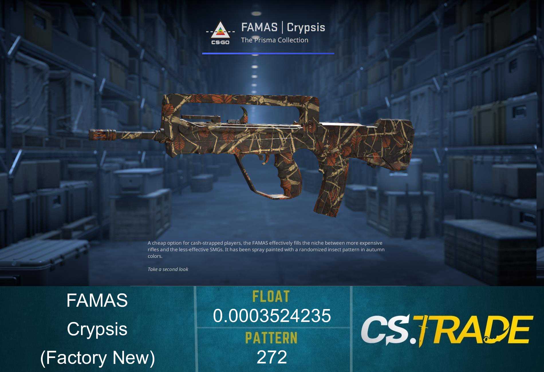 FAMAS | Crypsis (Factory New) Screenshot
