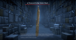 ★ Paracord Knife | Safari Mesh (Battle-Scarred) Screenshot