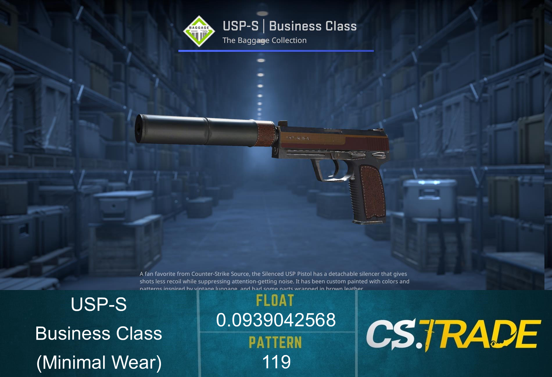USP-S | Business Class (Minimal Wear) Screenshot