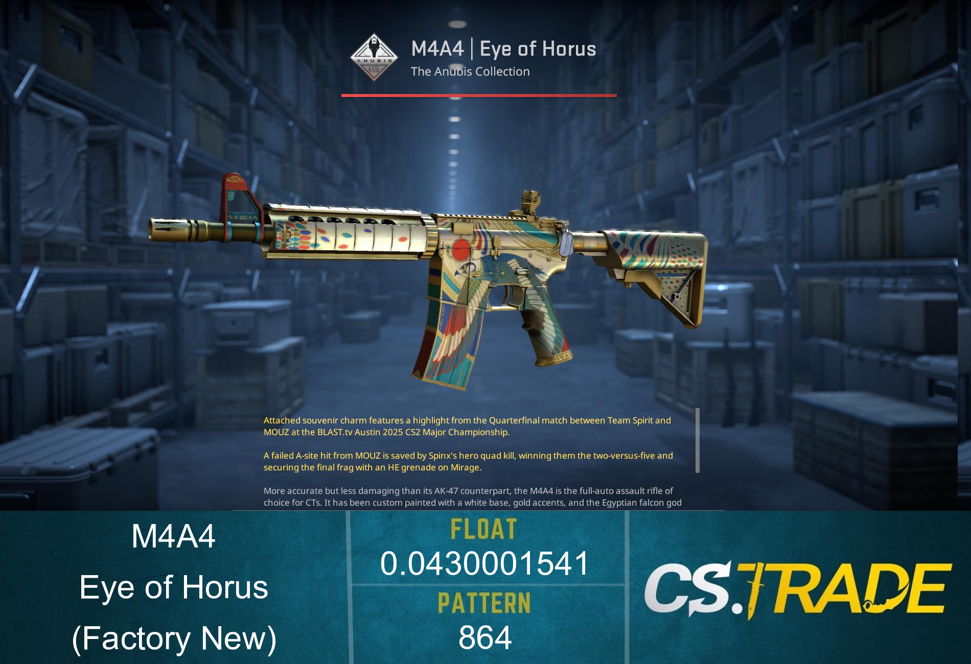 M4A4 | Eye of Horus (Factory New) Screenshot