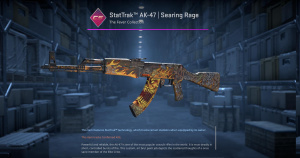StatTrak™ AK-47 | Searing Rage (Minimal Wear) Screenshot