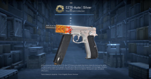 CZ75-Auto | Silver (Minimal Wear) Screenshot
