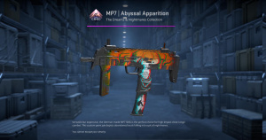 MP7 | Abyssal Apparition (Battle-Scarred) Screenshot