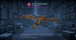 AK-47 | Searing Rage (Battle-Scarred) Screenshot