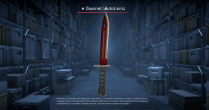 ★ Bayonet | Autotronic (Battle-Scarred) Screenshot