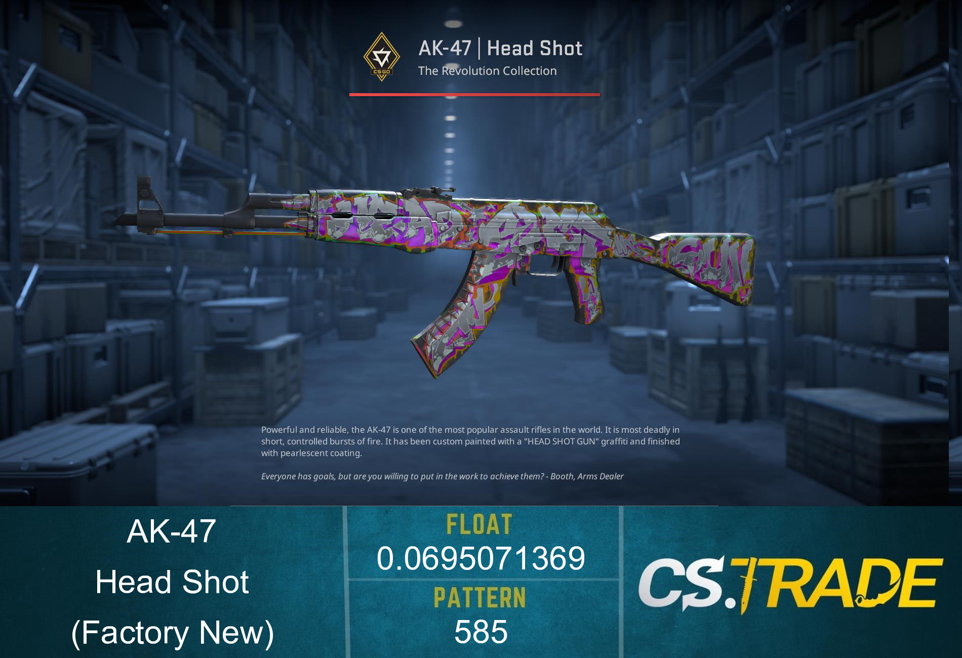 AK-47 | Head Shot (Factory New) Screenshot
