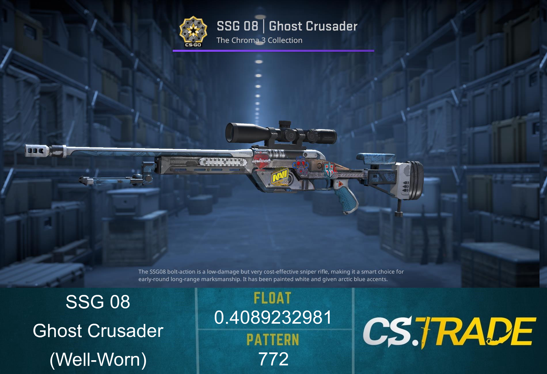SSG 08 | Ghost Crusader (Well-Worn) Screenshot