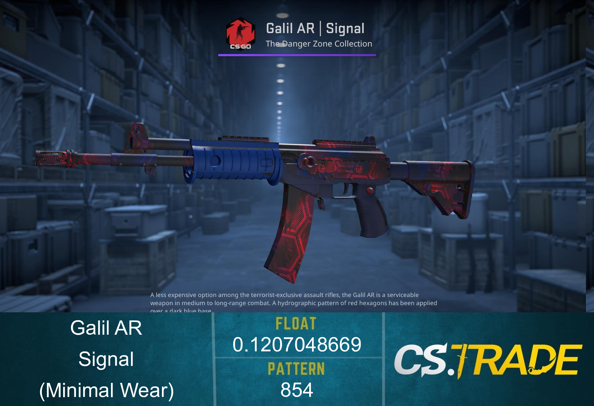 Galil AR | Signal (Minimal Wear) Screenshot