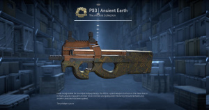 P90 | Ancient Earth (Well-Worn) Screenshot