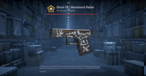 Glock-18 | Wasteland Rebel (Well-Worn) Screenshot