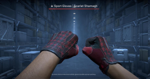 ★ Sport Gloves | Scarlet Shamagh (Battle-Scarred) Screenshot