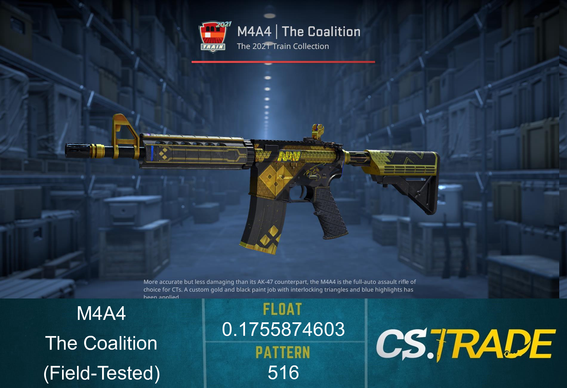 M4A4 | The Coalition (Field-Tested) Screenshot