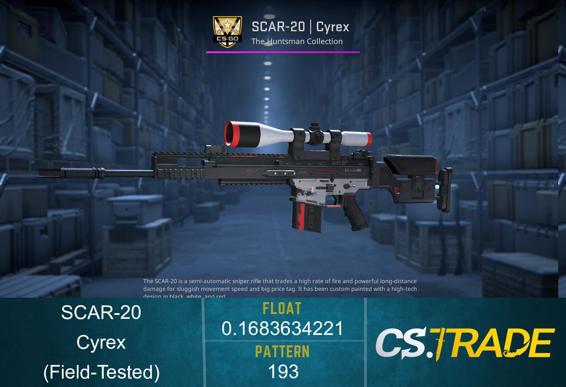 SCAR-20 | Cyrex (Field-Tested) Screenshot