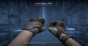 ★ Moto Gloves | POW! (Battle-Scarred) Screenshot