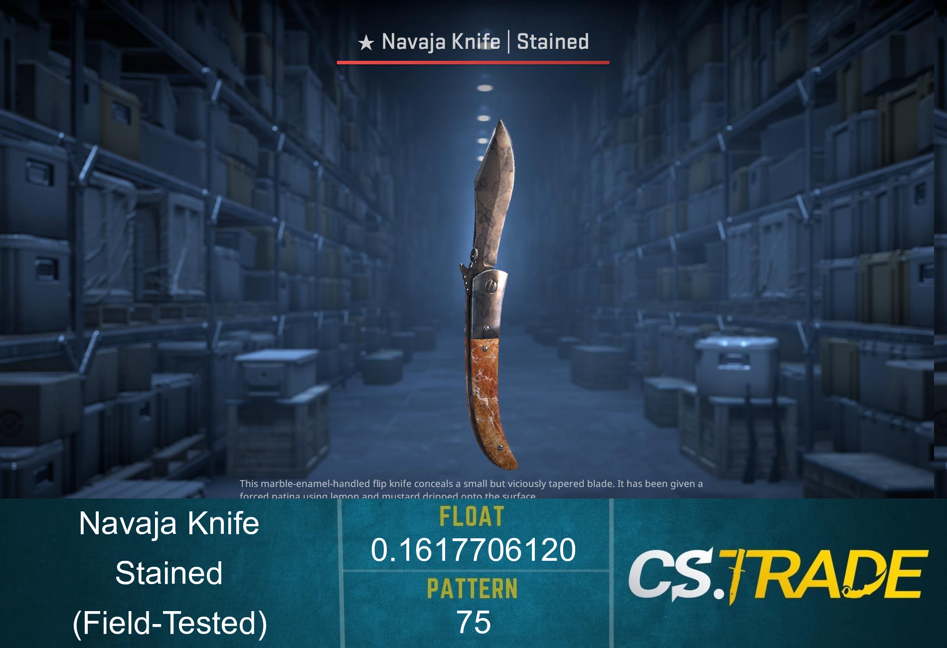 ★ StatTrak™ Navaja Knife | Stained (Field-Tested) Screenshot