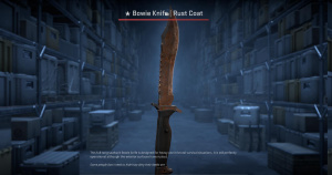 ★ Bowie Knife | Rust Coat (Battle-Scarred) Screenshot