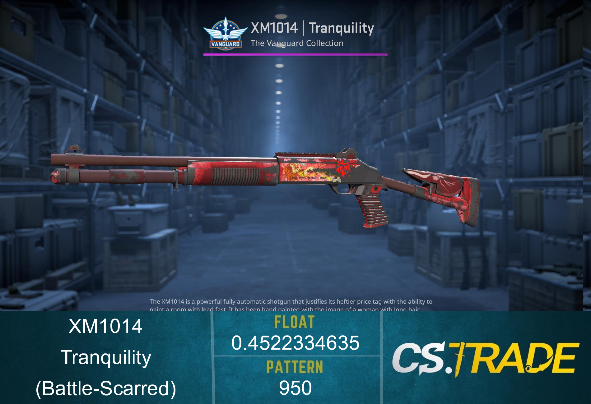 XM1014 | Tranquility (Battle-Scarred) Screenshot