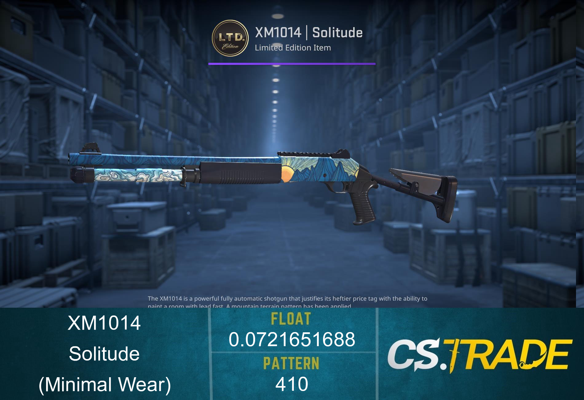 XM1014 | Solitude (Minimal Wear) Screenshot