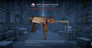 MP9 | Starlight Protector (Battle-Scarred) Screenshot