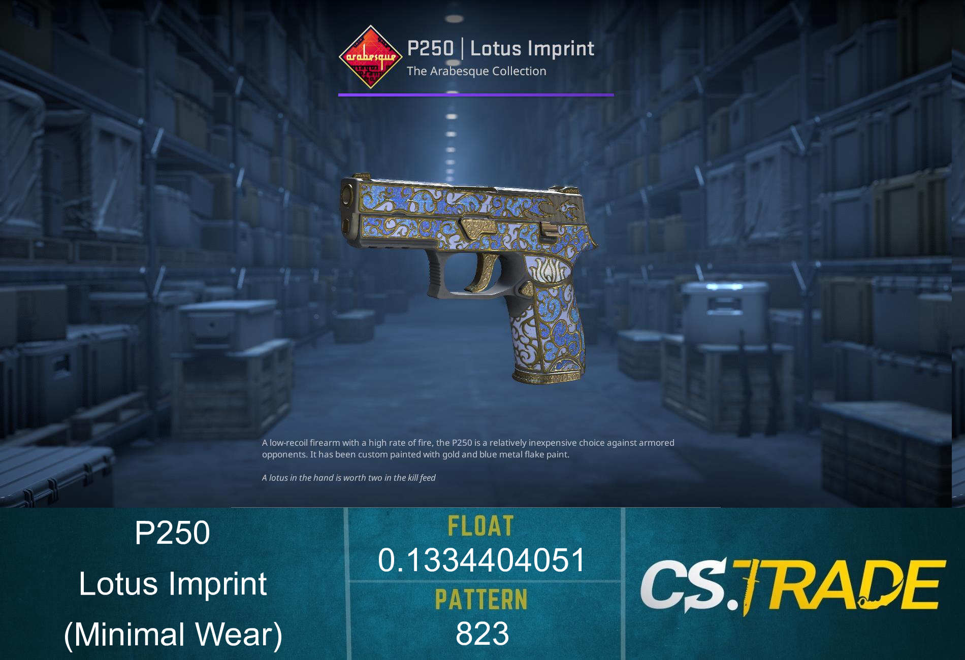P250 | Lotus Imprint (Factory New) Screenshot